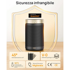 Termoventilatore Ceramico da 1500W Silenzioso 34dB con Termostato