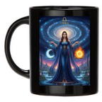Tazza Caffè Latte Bilancia - Mug Ceramica Colazione Nera
