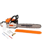 Motosega a Combustione 52cc 2 Tempi con Lama da 50 cm - Kit di Montaggio e Catena per Uso Professionale o DIY