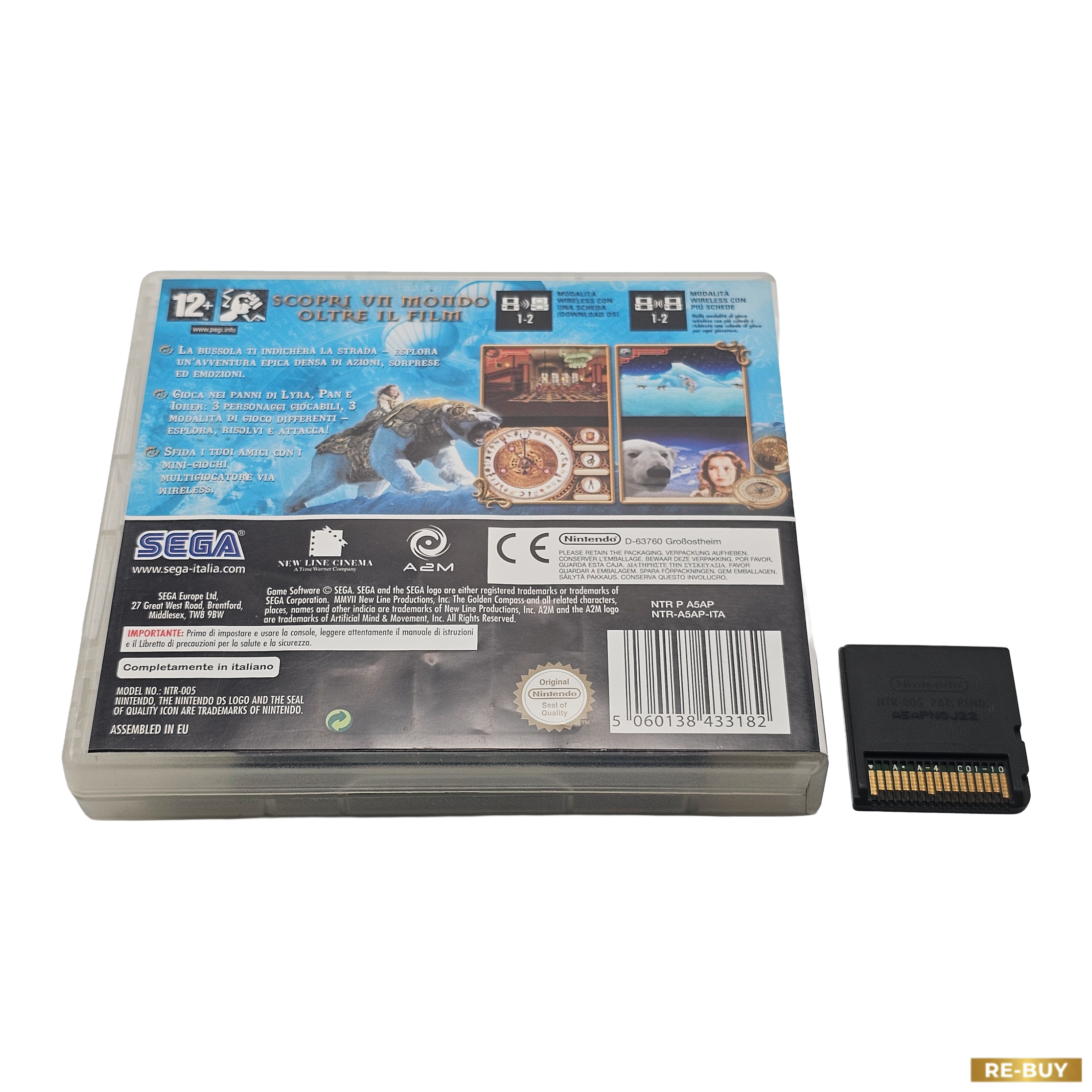 La Bussola d'Oro Nintendo DS - Gioco Avventura Fantasy Italiano - Usato