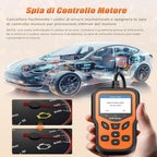 Scanner Diagnostica OBDII - 35.915 Codici Errore e Reset Motore Rapido