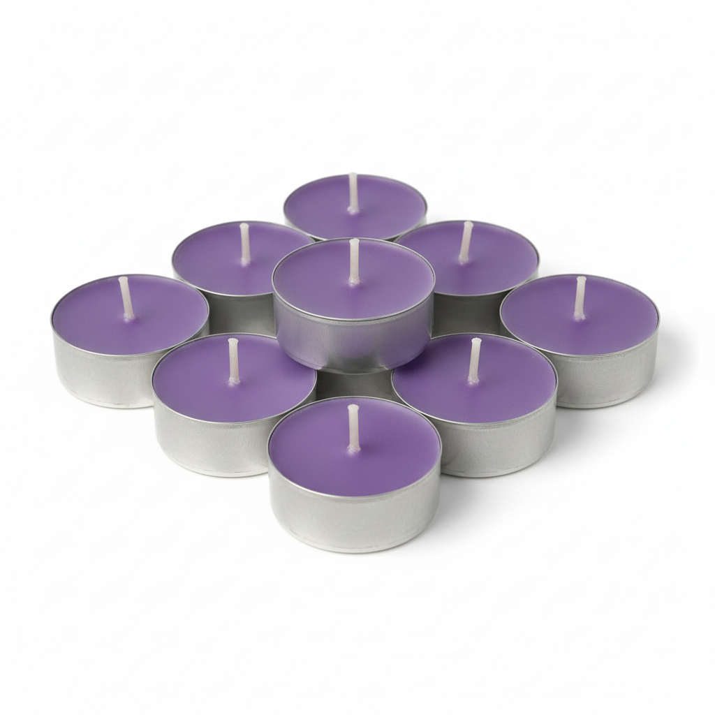 10 Candele Profumate Chupa Chups al profumo d'Uva - Tea Lights Fragranza Grape