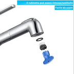 Rubinetto Bagno Doccetta Estraibile 2 Getti Risparmio Idrico