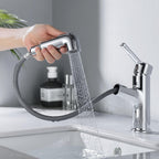 Rubinetto Bagno Doccetta Estraibile 2 Getti Risparmio Idrico