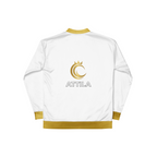 Giacca Bomber Attila", usa "Giacca Bomber Unisex Bianca Alta Qualità - Brand Attila - Stile Urban