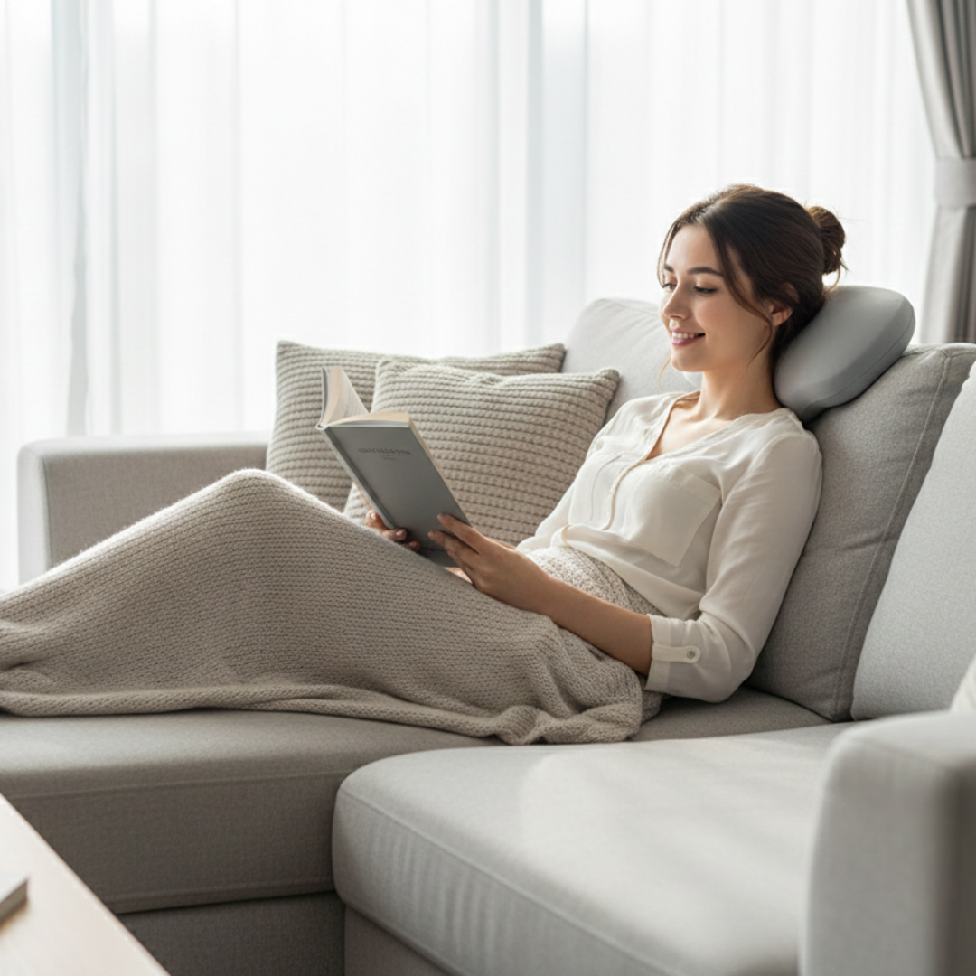 Cuscino Cervicale Memory Foarm Ergonomico – Supporto per Collo e Schiena