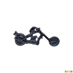 Spilla Vintage Moto Chopper in Metallo Brunito - Pin Biker Stile Custom