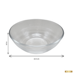 Set 8 Ciotoline in Vetro Trasparente, Ciotole per Salse, Dessert e Macedonia Vintage