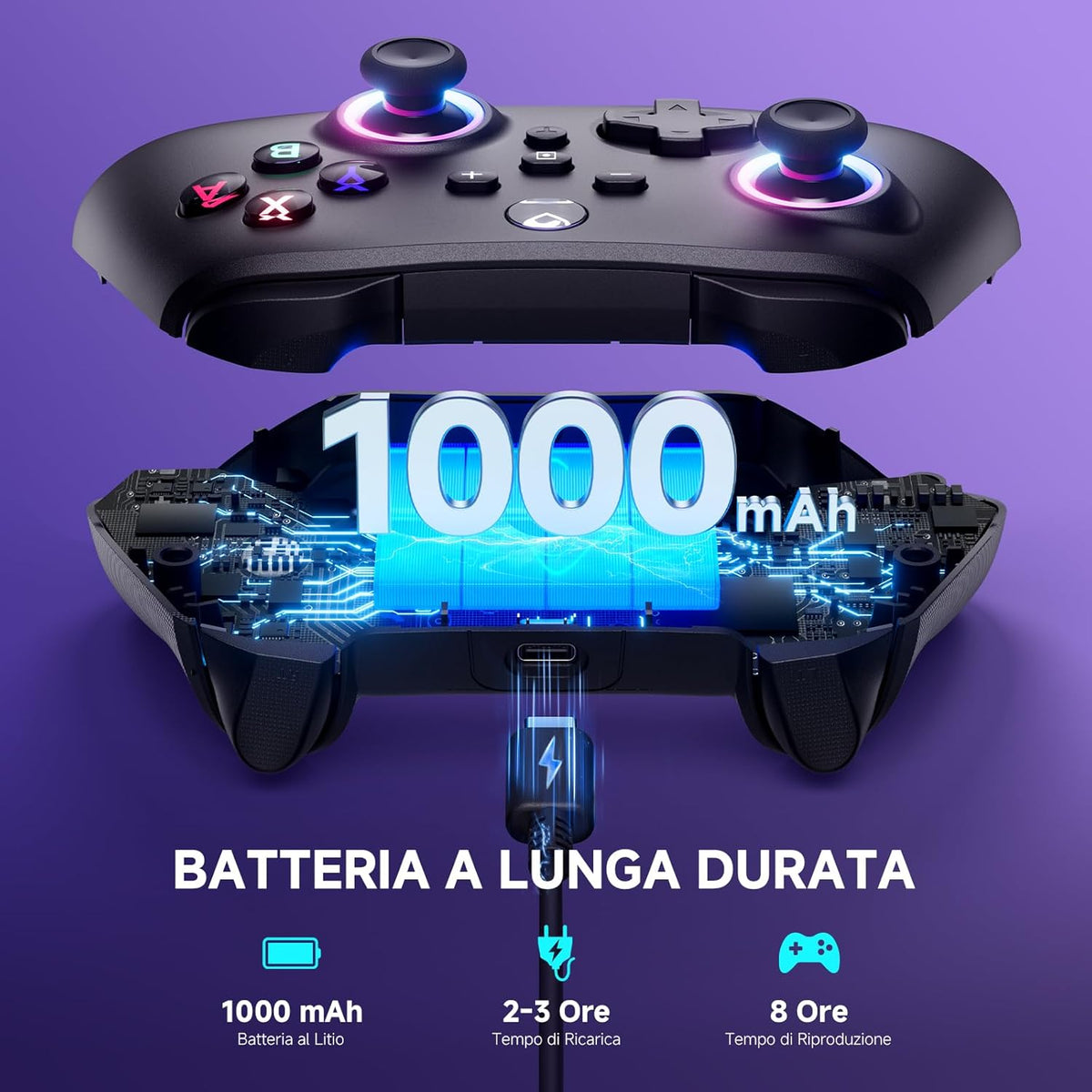 Controller Wireless Pro per Switch/2 /PC/iOS/Android