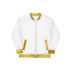 Giacca Bomber Attila", usa "Giacca Bomber Unisex Bianca Alta Qualità - Brand Attila - Stile Urban