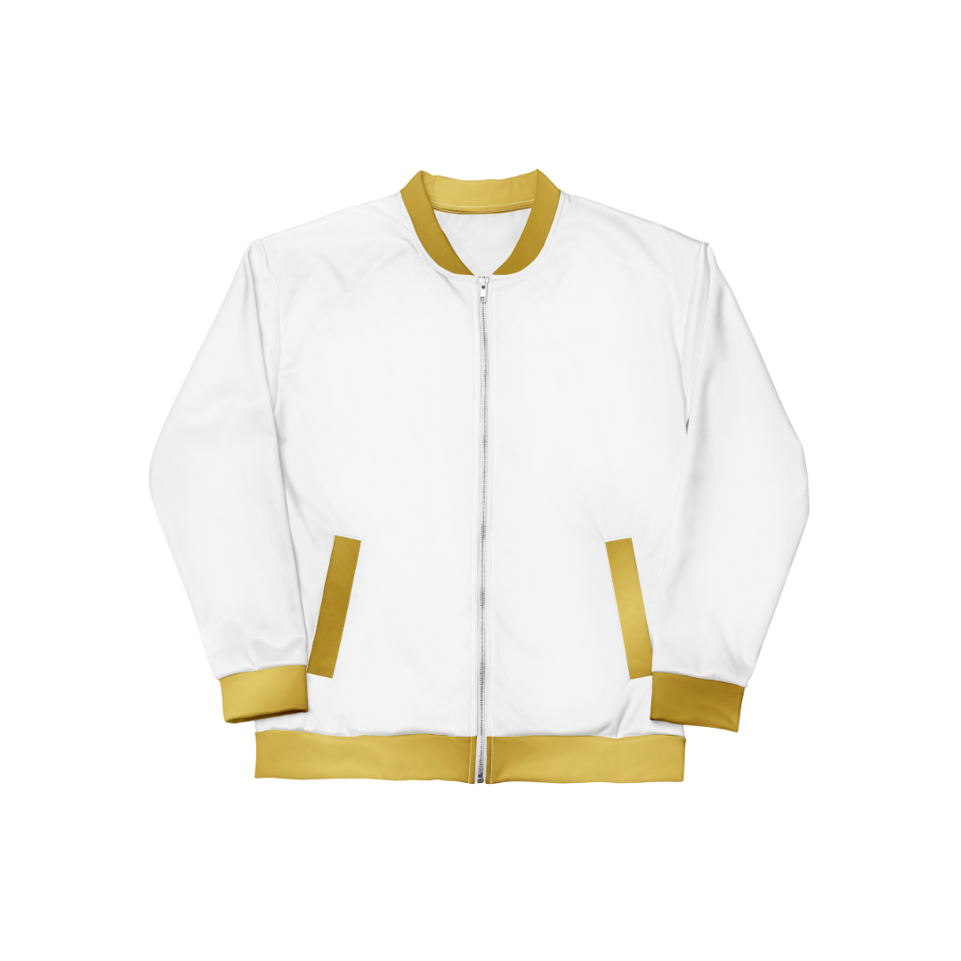 Giacca Bomber Attila", usa "Giacca Bomber Unisex Bianca Alta Qualità - Brand Attila - Stile Urban