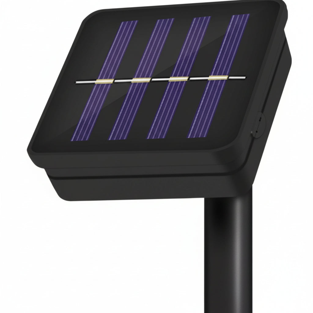 Catena Luminosa a LED Solare 10m con 100 LED: Decorazione Natalizia per Interni ed Esterni