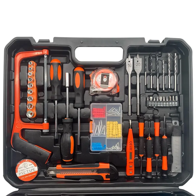 Kit di Attrezzi 100 Pezzi con Trapano Avvitatore a Batteria – Completo, Versatile, Professionale