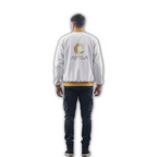 Giacca Bomber Attila Unisex Bianca Alta Qualità