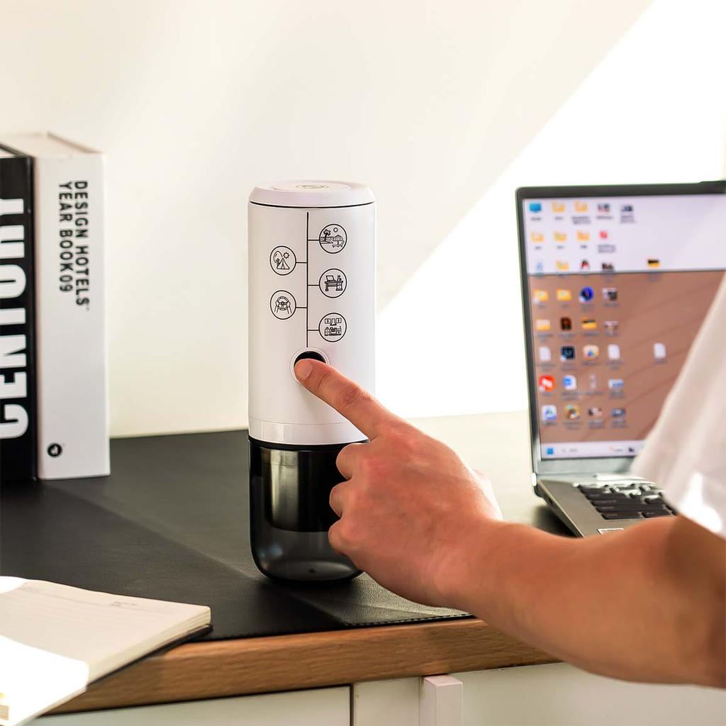 Macchina da Caffè Espresso Portatile 3-in-1 i Cafilas, 17 Bar, Compatibile Nespresso, Dolce Gusto e Caffè in Polvere | Batteria 2600mAh, USB-C, Senza Funzione di Riscaldamento