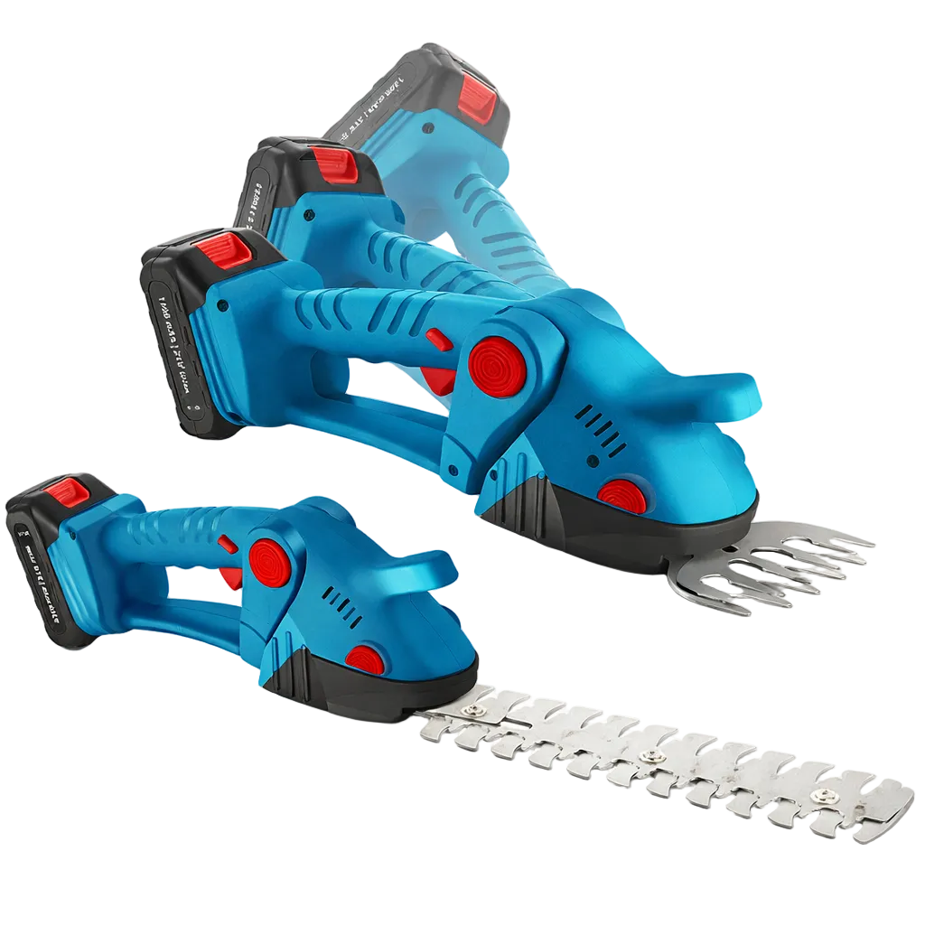 Tagliasiepi a Batteria 48V con 2 Lame Intercambiabili e 2 Batterie