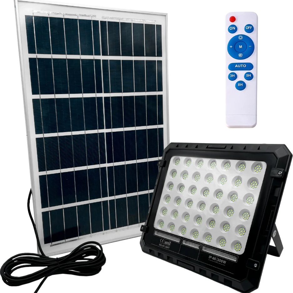 Faro LED con Pannello Solare - 50 Watt