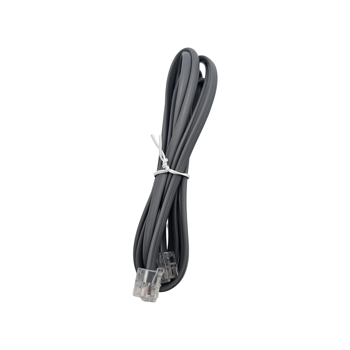 Cavo Telefonico RJ11 Grigio da 1,50 m – Per Telefono Fisso, Modem e Fax