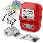 Stampante Termica Wireless 2" per Etichette e Codici a Barre | Bluetooth/USB | Portatile, Alta Qualità 203 DPI, Batteria 1100mAh | Stampa 20-50mm | Per Casa, Ufficio, Piccole Imprese e Fai-da-Te