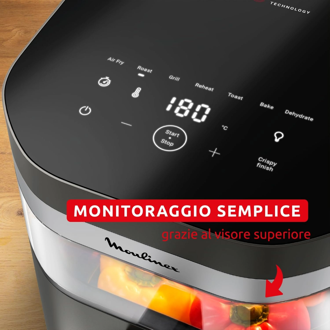 Friggitrice Aria Moulinex Infrarossi con Cestello XL