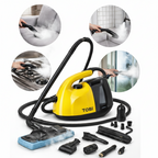 TOBI Steam Cleaner Deluxe 2500W – Pulitore a Vapore Multifunzione 16 in 1 per Casa, Cucina e Bagno