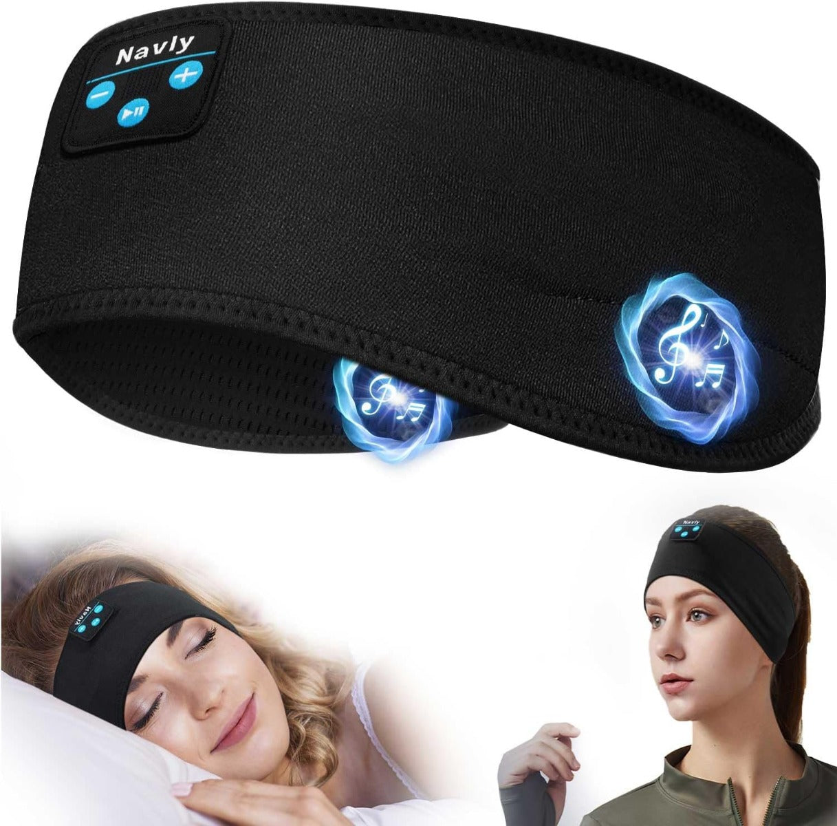 Fascia Bluetooth 3 in 1 – Cuffie per Dormire, Sport e Relax