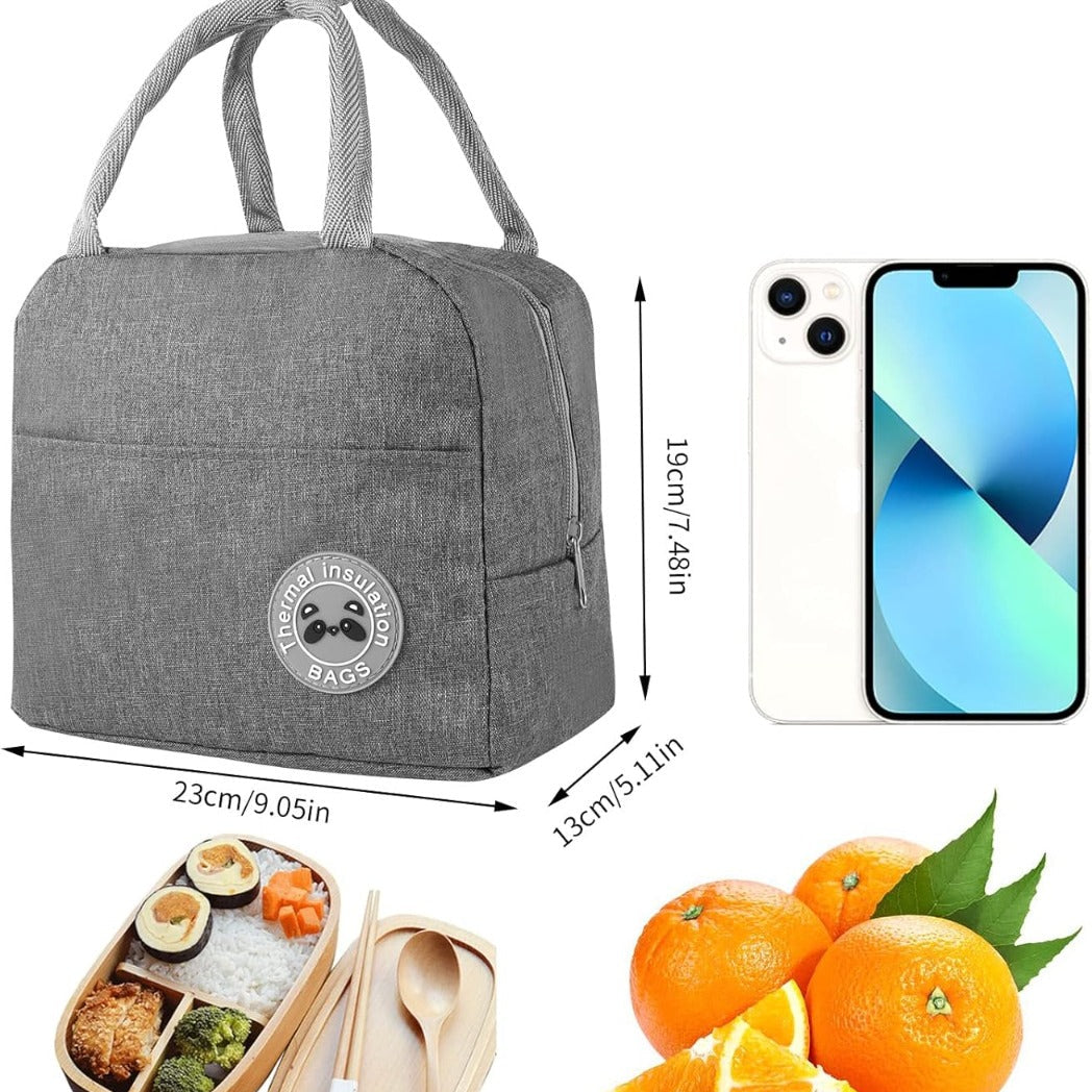 Set Lunch Box con Borsa Termica – 6 Pezzi per Pranzo, Ufficio, Scuola e Campeggio