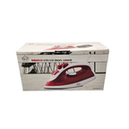 Ferro da Stiro a Vapore DCG 1800W con Piastra in Acciaio Inox - Rosso