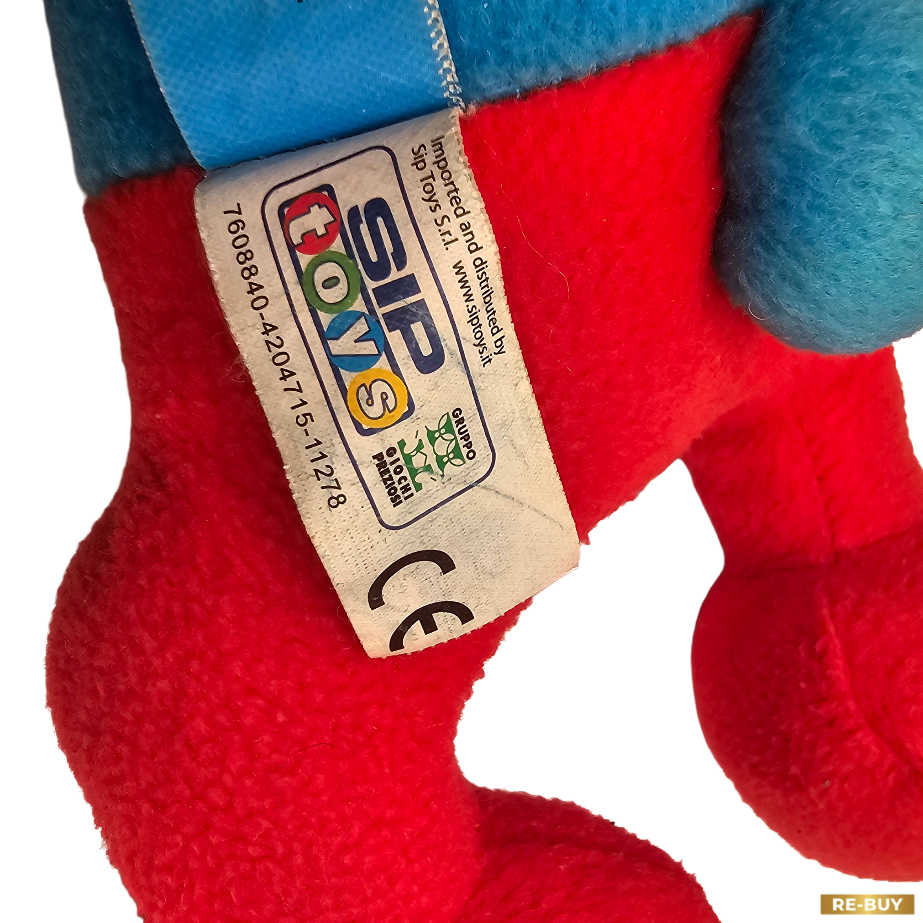 Peluche Grande Puffo Originale - Giochi Preziosi (Sip Toys) - Licenza Peyo