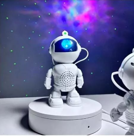Proiettore Notturno Astronauta con Bluetooth, Nebulosa e Timer per Bambini – Lampada LED Stellare Decorativa