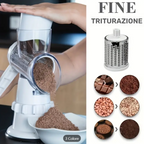 Affettatrice e Grattugia Rotativa Manuale da Cucina – Per Verdure, Frutta, Formaggi e Patate
