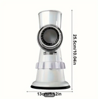 Affettatrice e Grattugia Rotativa Manuale da Cucina – Per Verdure, Frutta, Formaggi e Patate