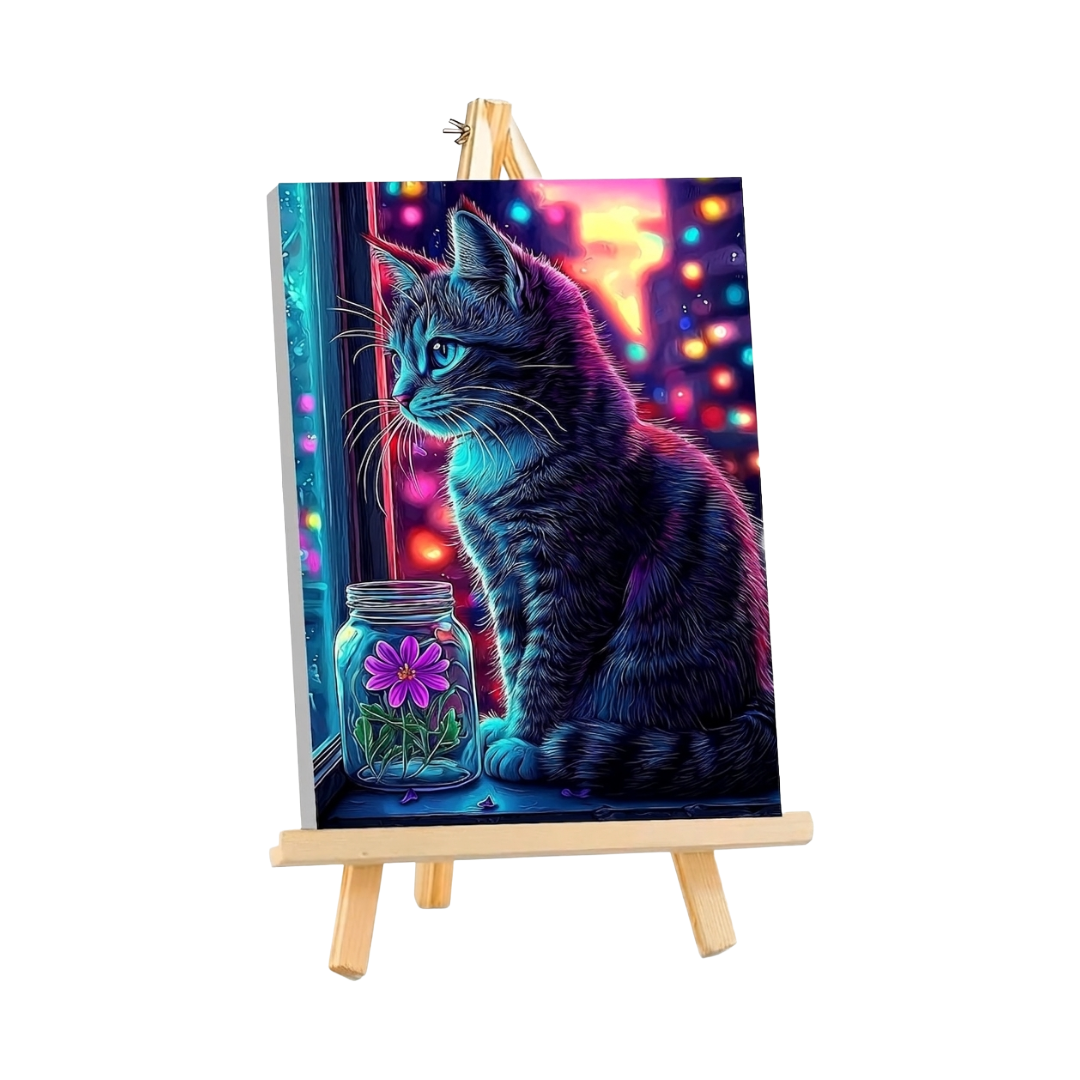 Kit di Pittura Guidata Tutto in Uno- Perfetto per Rilassarsi e Arredare Casa