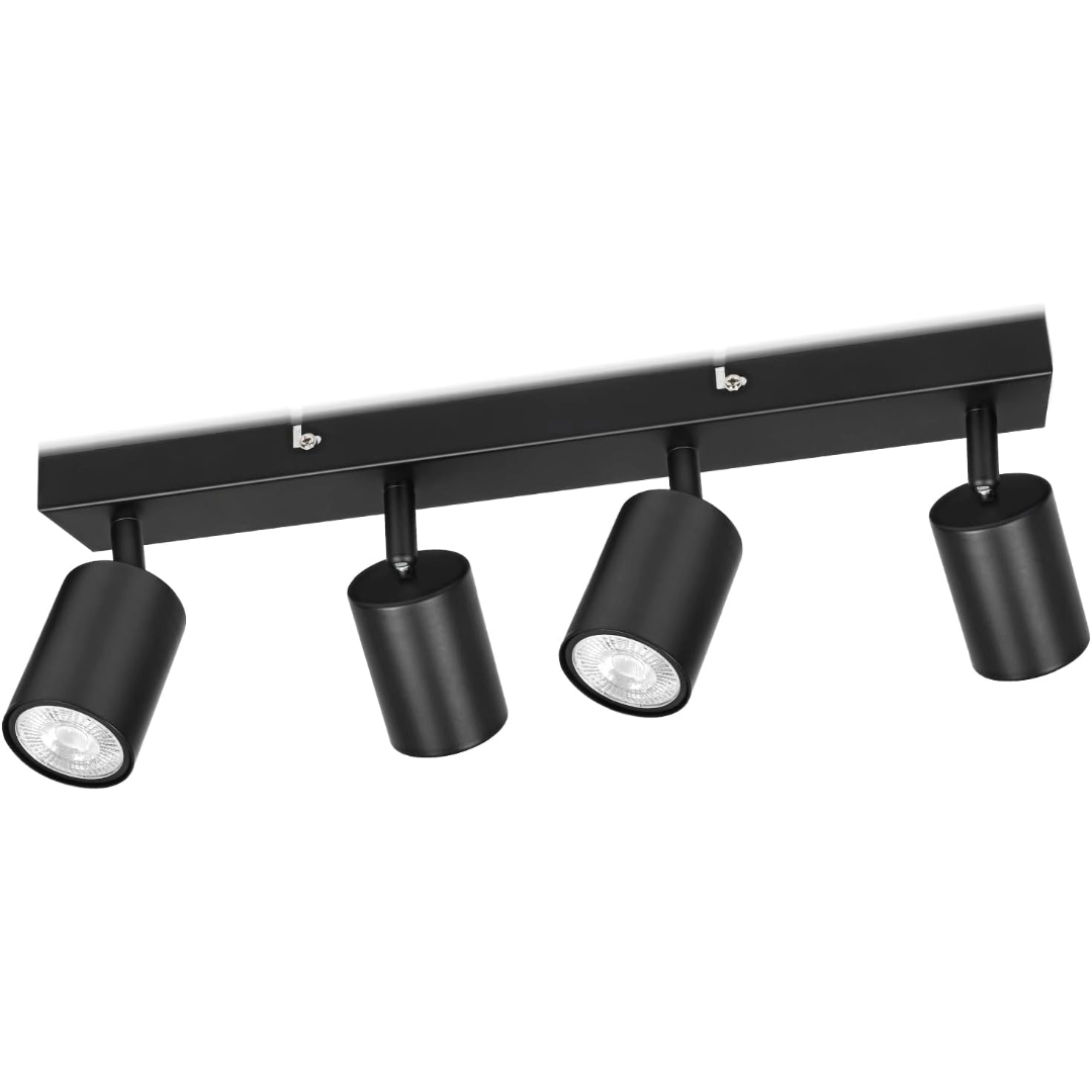 TaFiCo Barra Faretti Orientabili 4 Luci