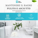 Tappeto Bagno Diatomite 60x39 - Pietra Naturale Antimuffa e Igienico