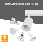 Barra Faretti Orientabili 4 Luci Moderno Plafoniera Soffitto Parete