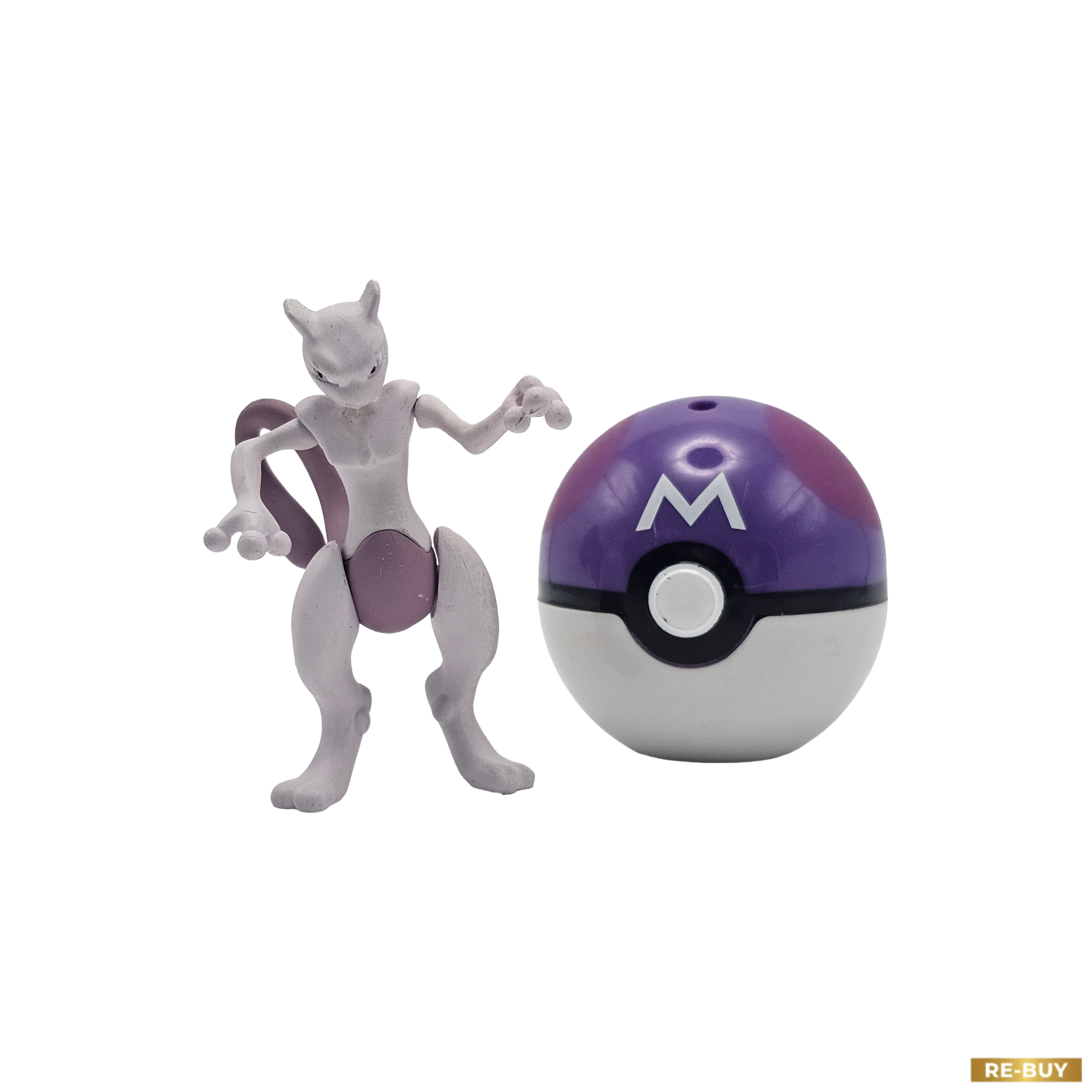 Set Pokémon Mewtwo Action Figure con Master Ball
