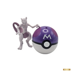 Set Pokémon Mewtwo Action Figure con Master Ball