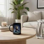 Tazza Mug Personalizzata Capricorno Nera - Idea Regalo Ceramica Colazione