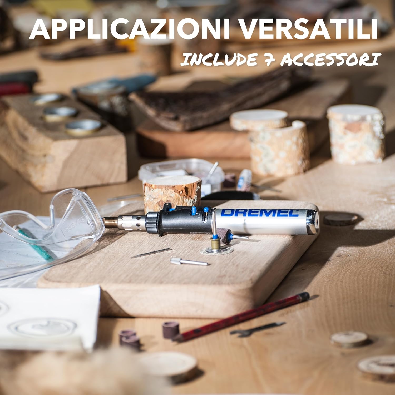 Dremel Versatip 2000 – Kit Saldatore e Pirografo a Gas Multiuso