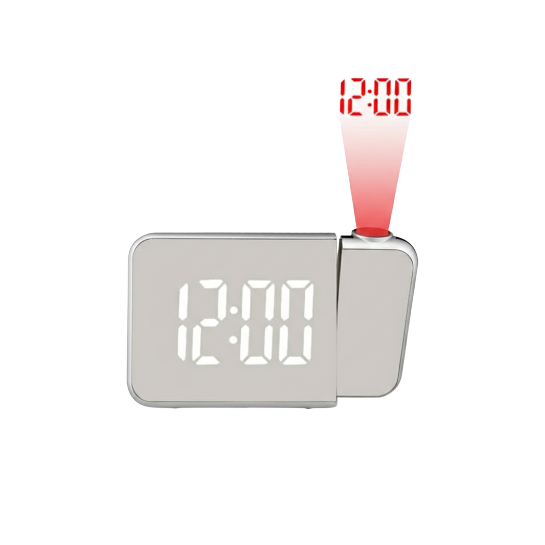 Orologio da Proiezione Digitale LED – Sveglia con Rotazione 180°