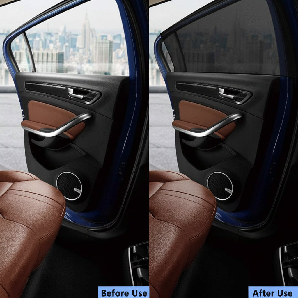 Set 2 tendine rete parasole auto bambini universale finestrini protezione uv XL