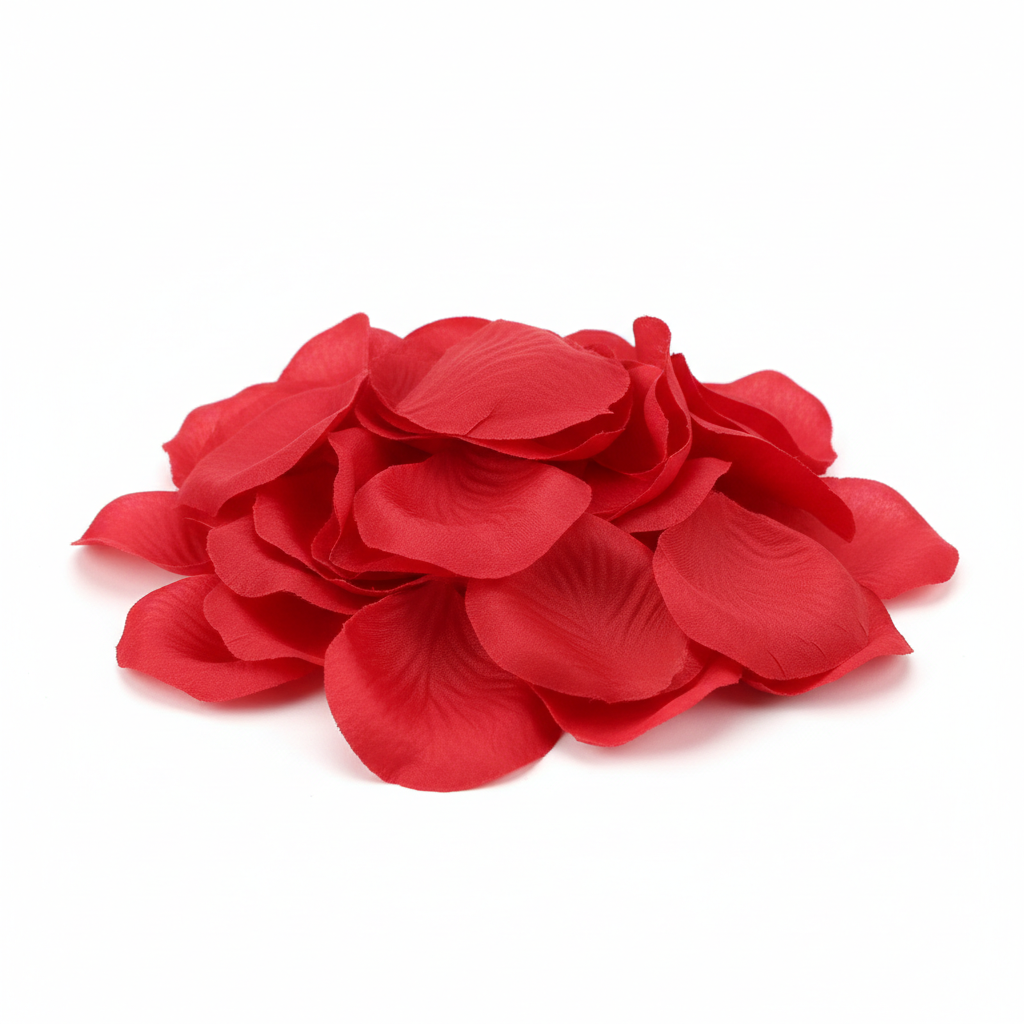 200 Petali di Rosa Rossi Artificiali per Decorazioni e Eventi