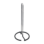 Porta Rotolo da Cucina in Metallo Cromato – Altezza 29 cm con Base Antiscivolo