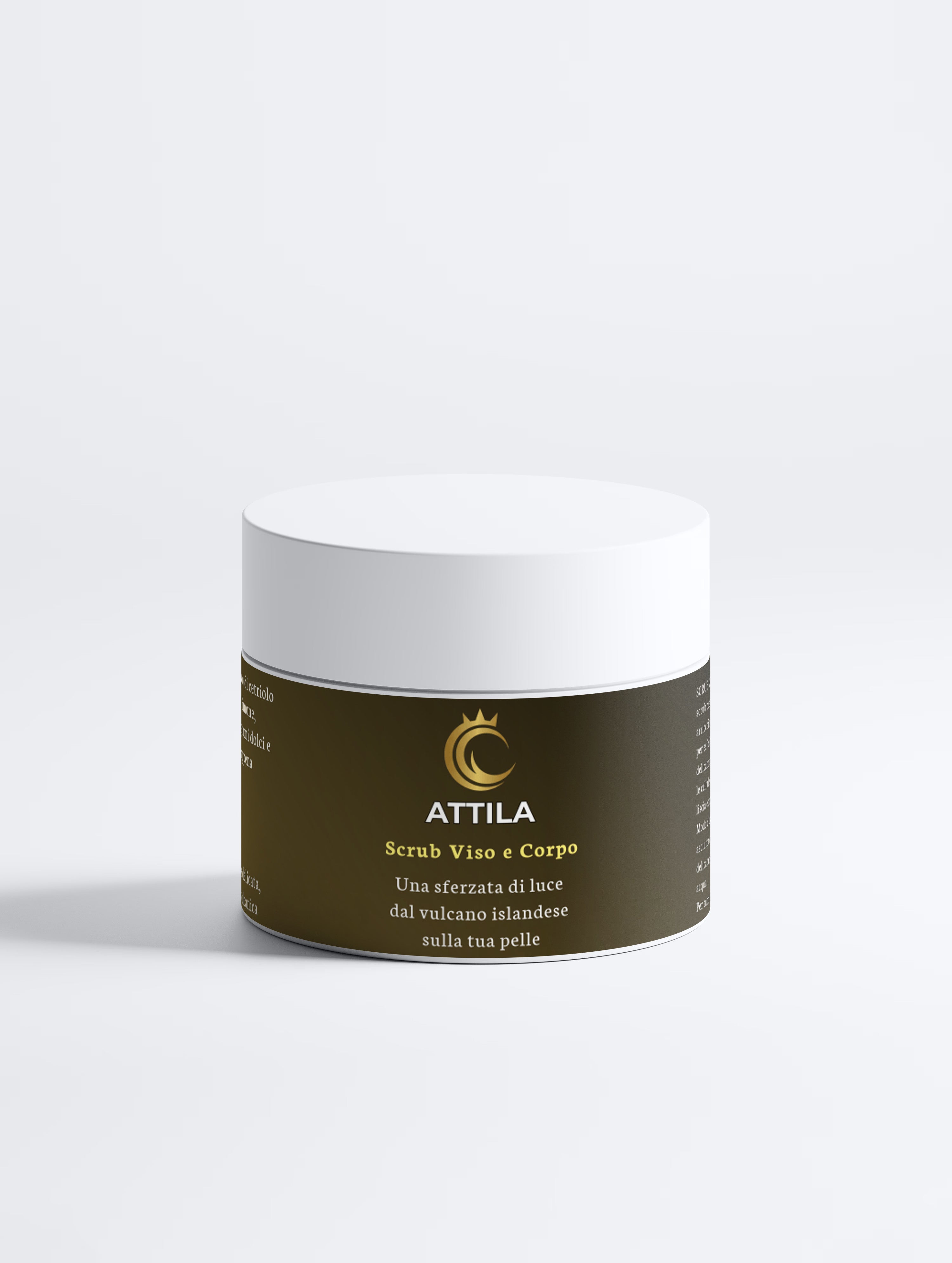 Scrub Viso e Corpo alla Sabbia Vulcanica Esfoliante  |Attila Exclusive