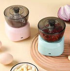 Tritatutto Elettrico Portatile 45 W – Frullatore e Trita-Alimenti Ricaricabile USB, Compatto e Multifunzionale