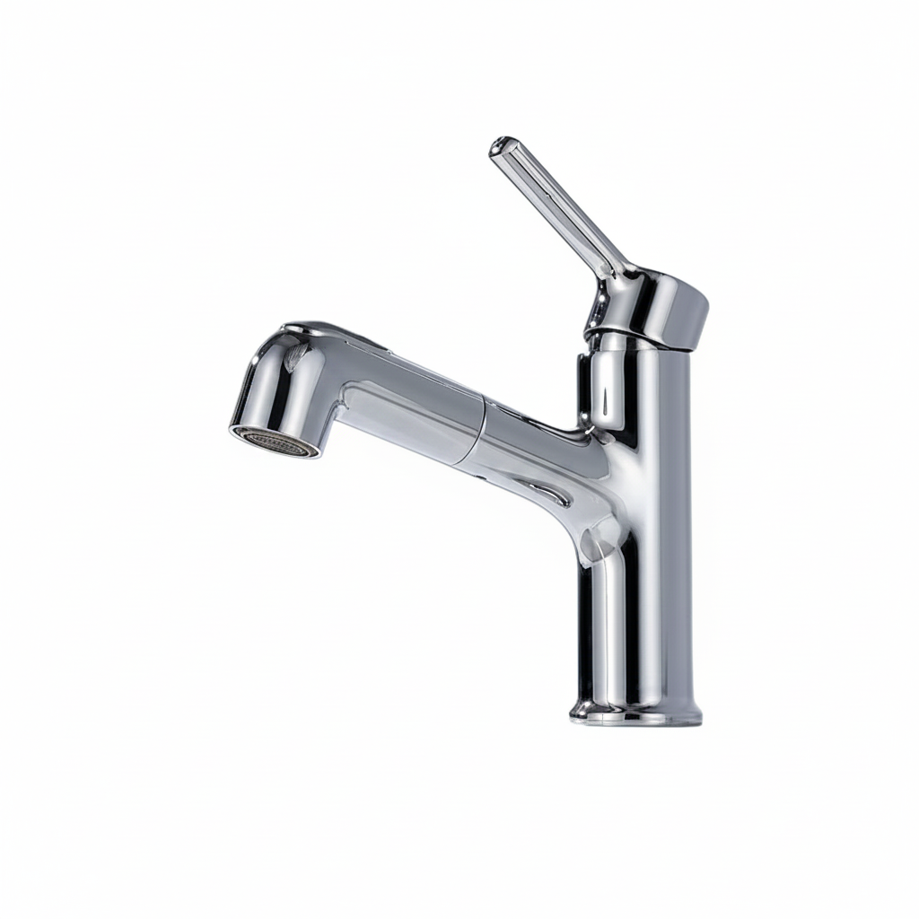 Rubinetto Bagno Doccetta Estraibile 2 Getti Risparmio Idrico