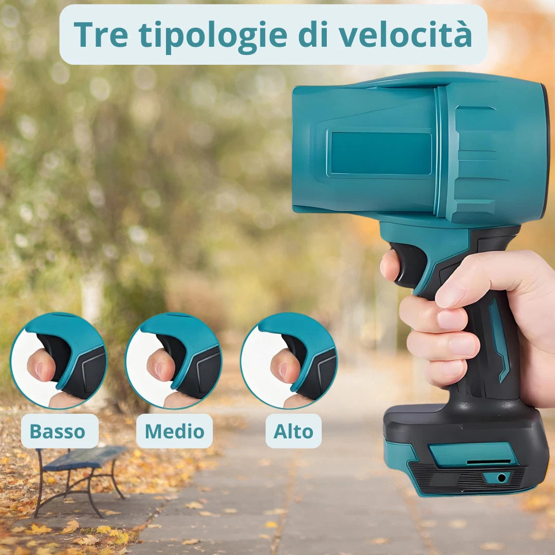 Kit 2 in 1 Idropulitrice Cordless + Soffiatore Doppia Batteria 48V con Accessori