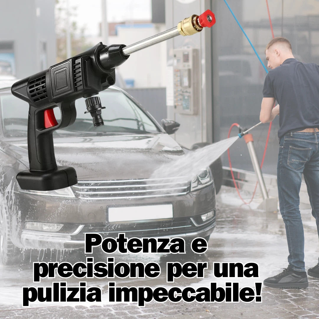 Kit 2 in 1 Idropulitrice Cordless + Soffiatore Doppia Batteria 48V con Accessori