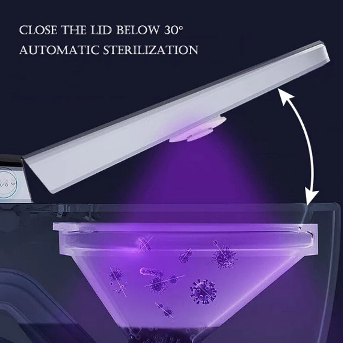 Sterilizzatore wc raggi ultravioletti uvc bagno profumo luce notturna usb